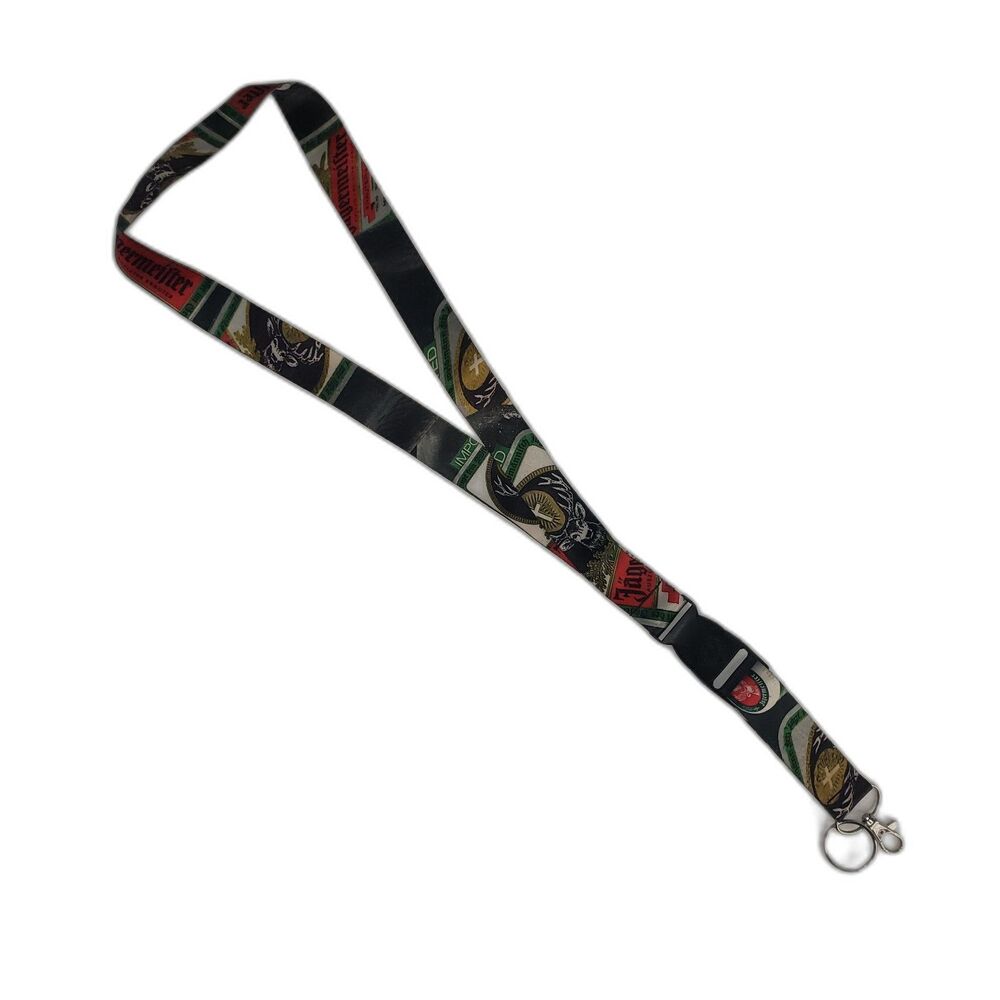 JAGERMEISTER Logo Detachable Lanyard with Keyring